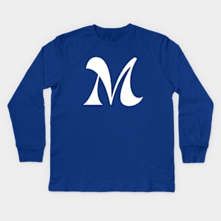 Lettering M Kids Long Sleeve T-Shirt